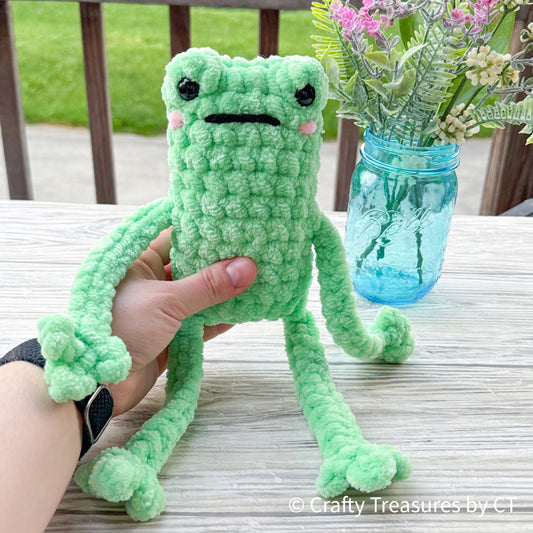 Large Leggy Froggy - Green Ash