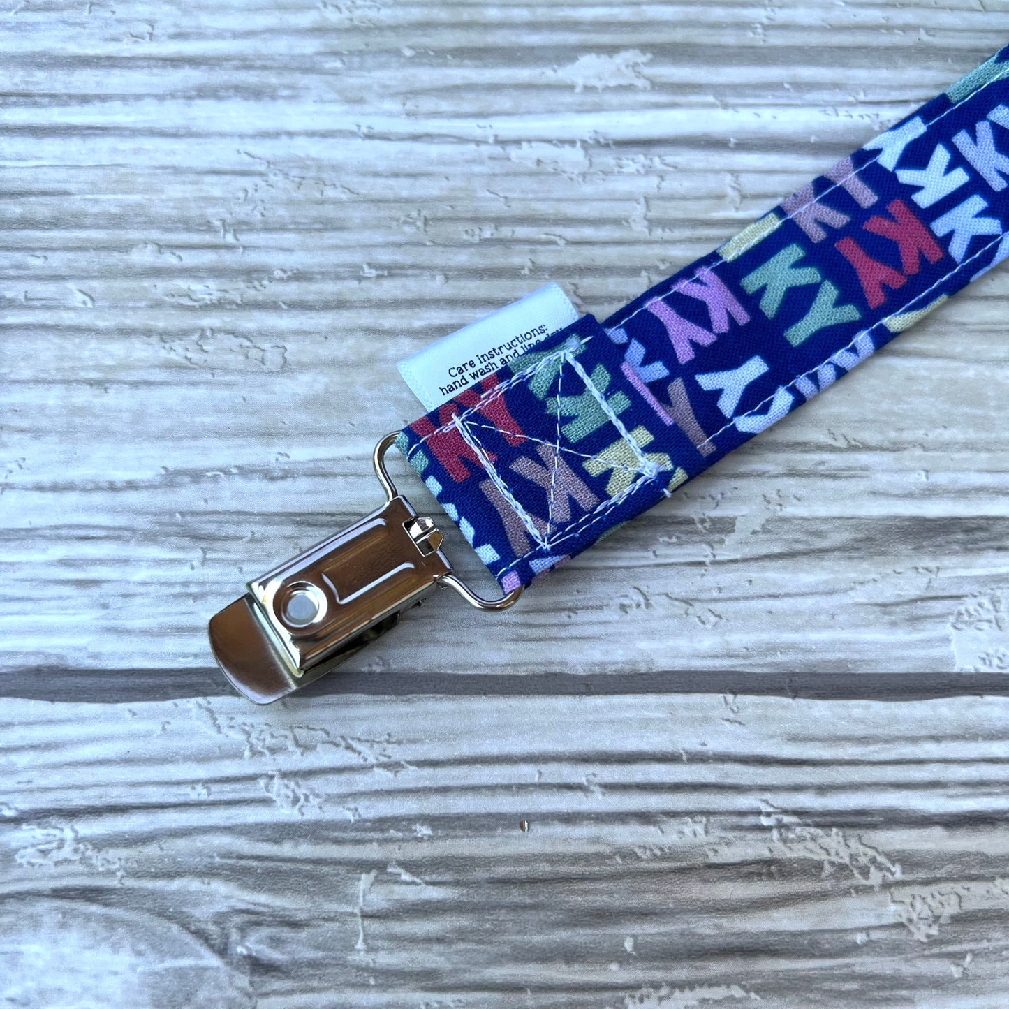 Kentucky Blue Pacifier Clip