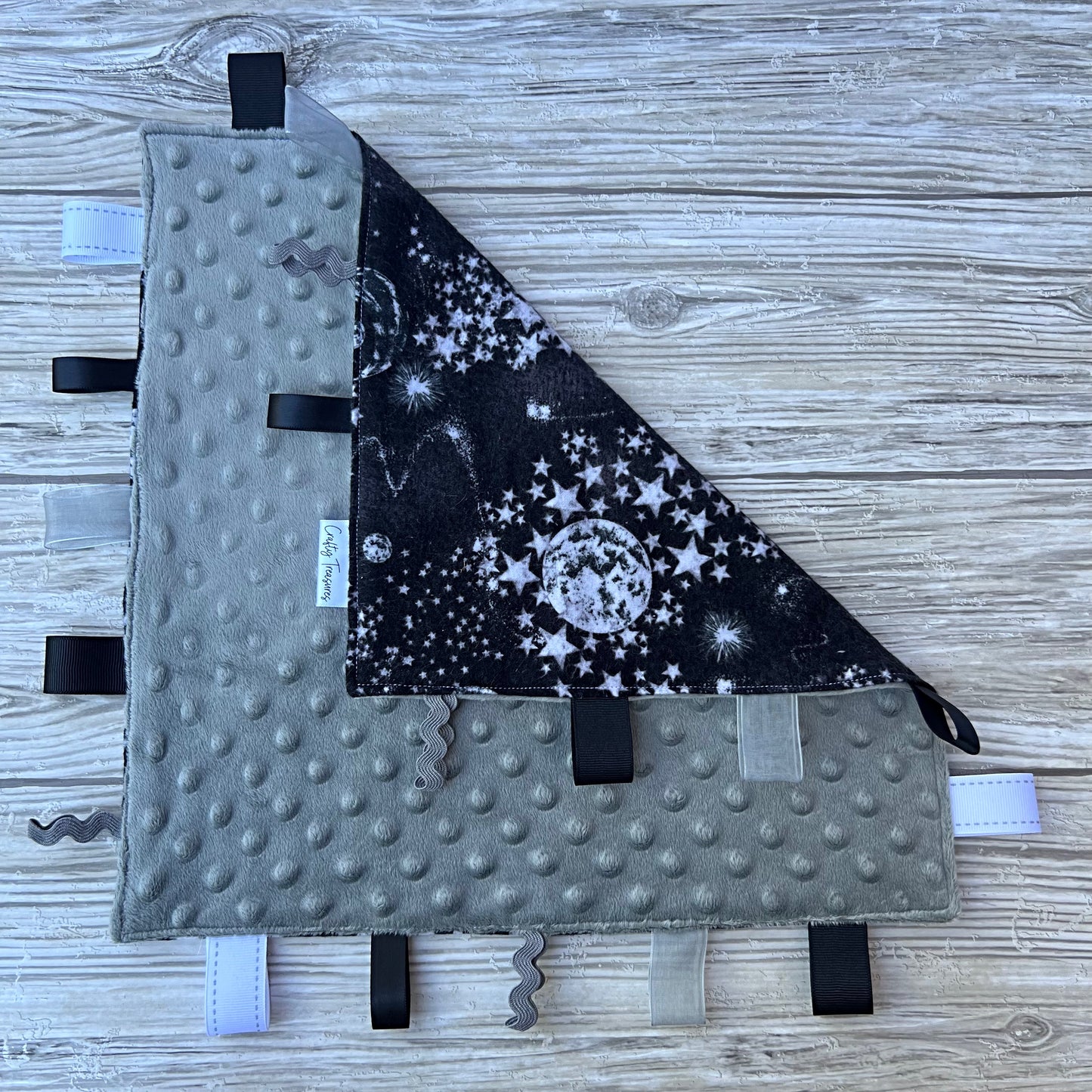 Moon and Stars Tag Blanket