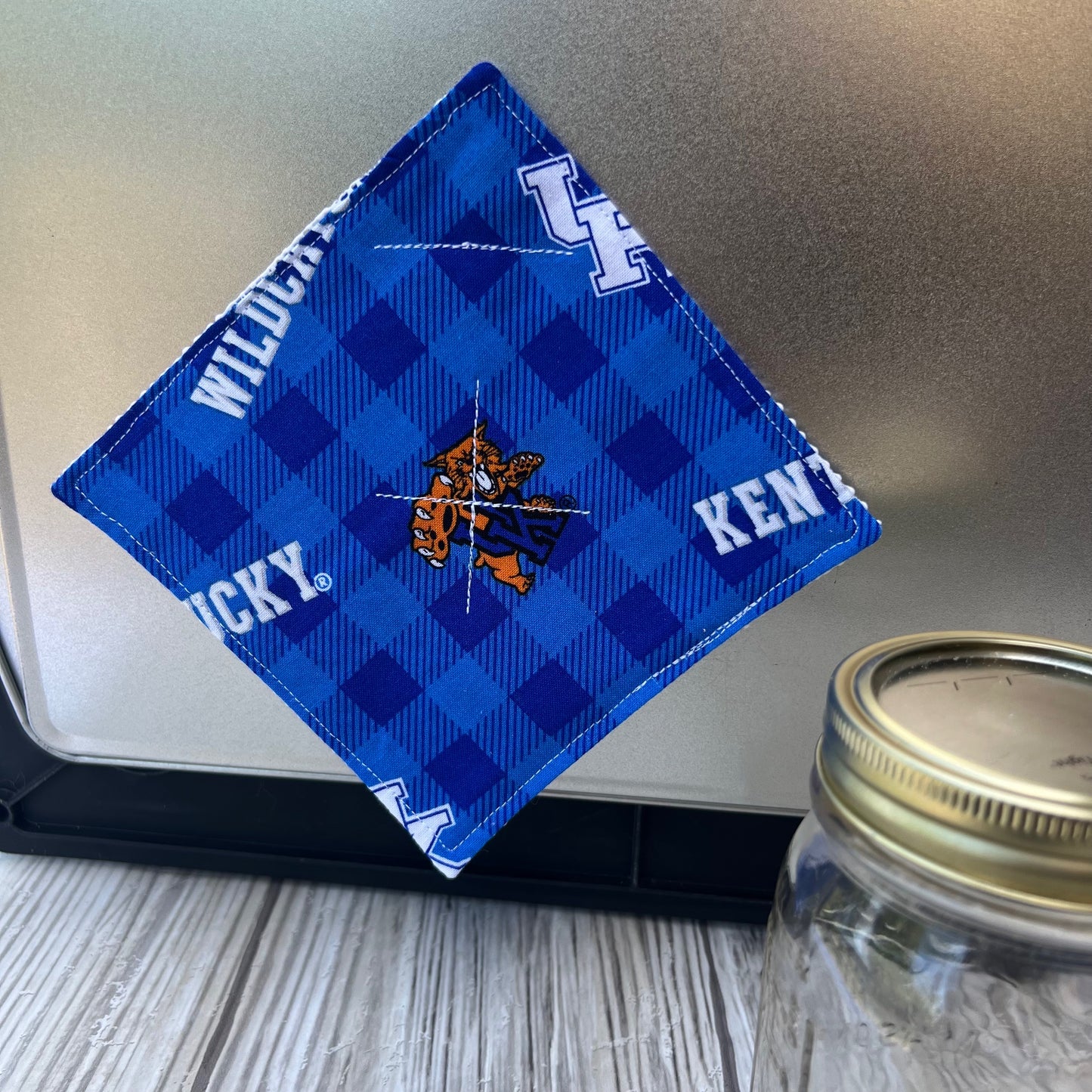 Kentucky Plaid Magnetic Jar Opener