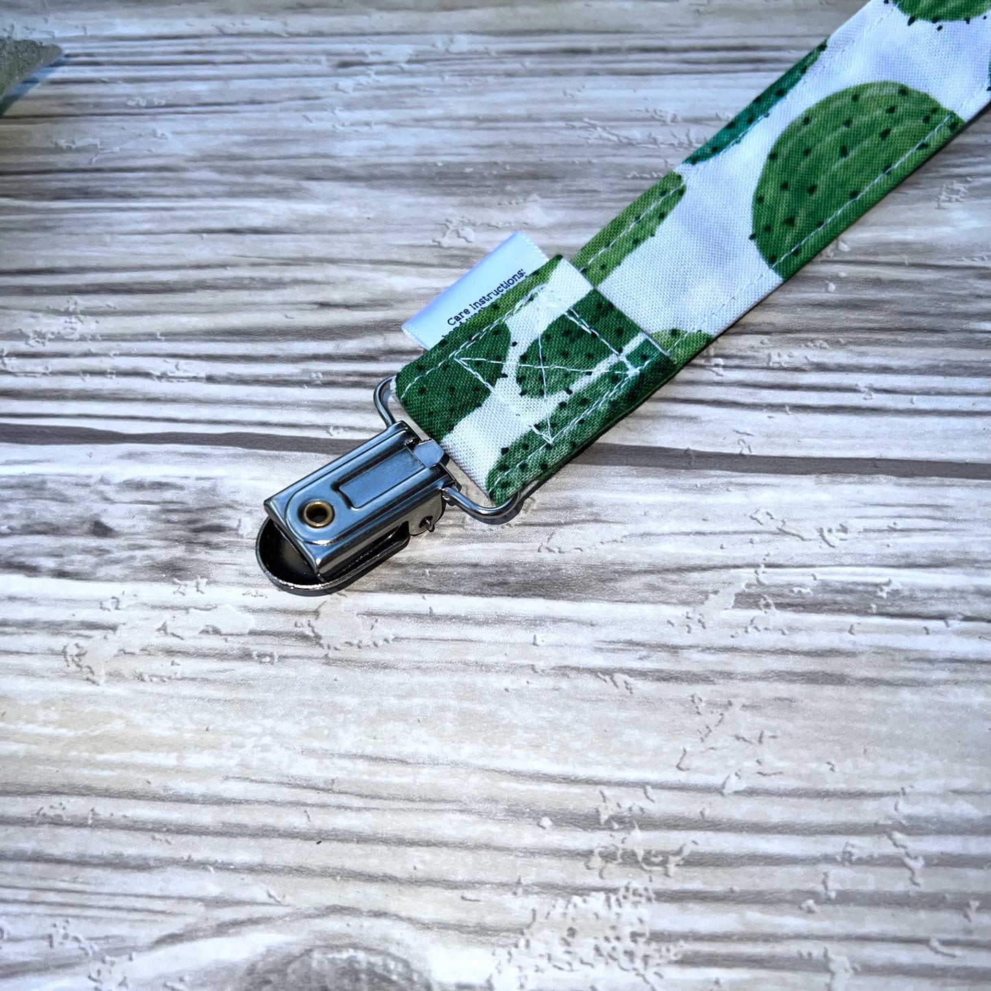 Cactus Pacifier Clip