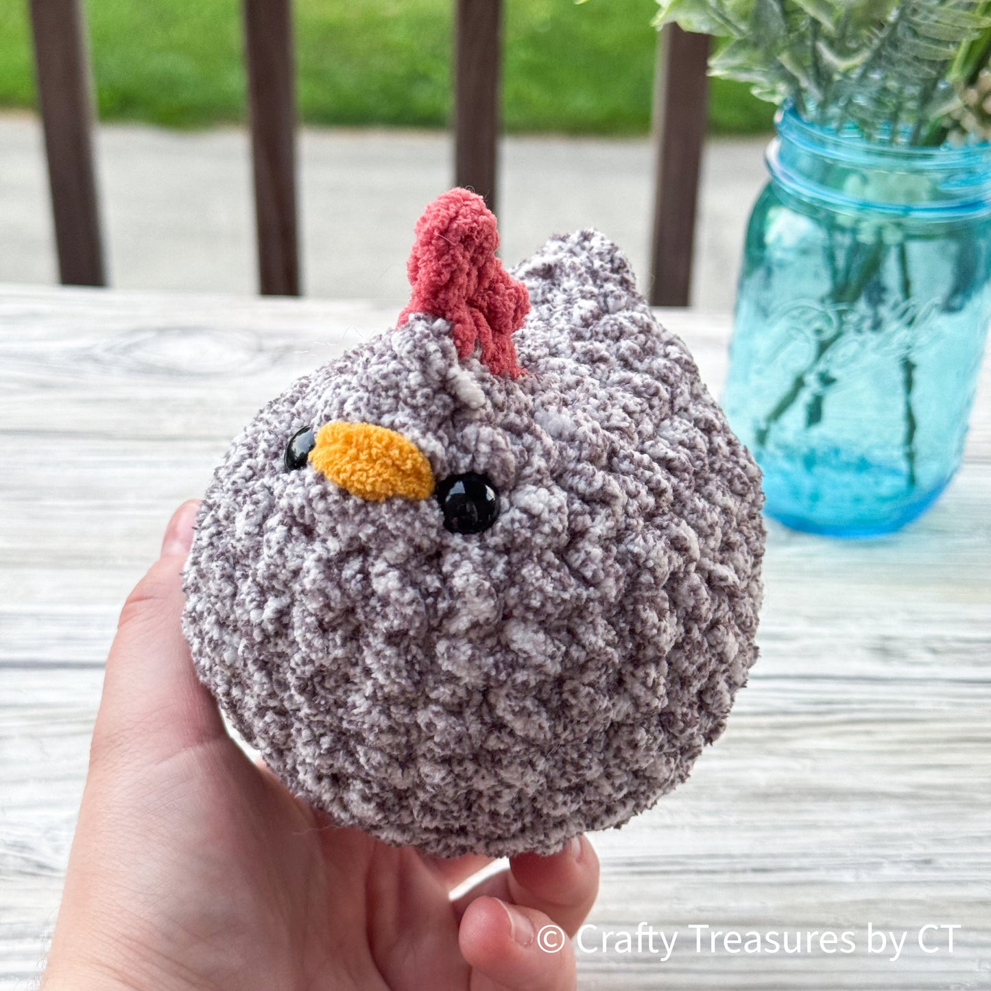 Mabel Chicken - Grey Speckle