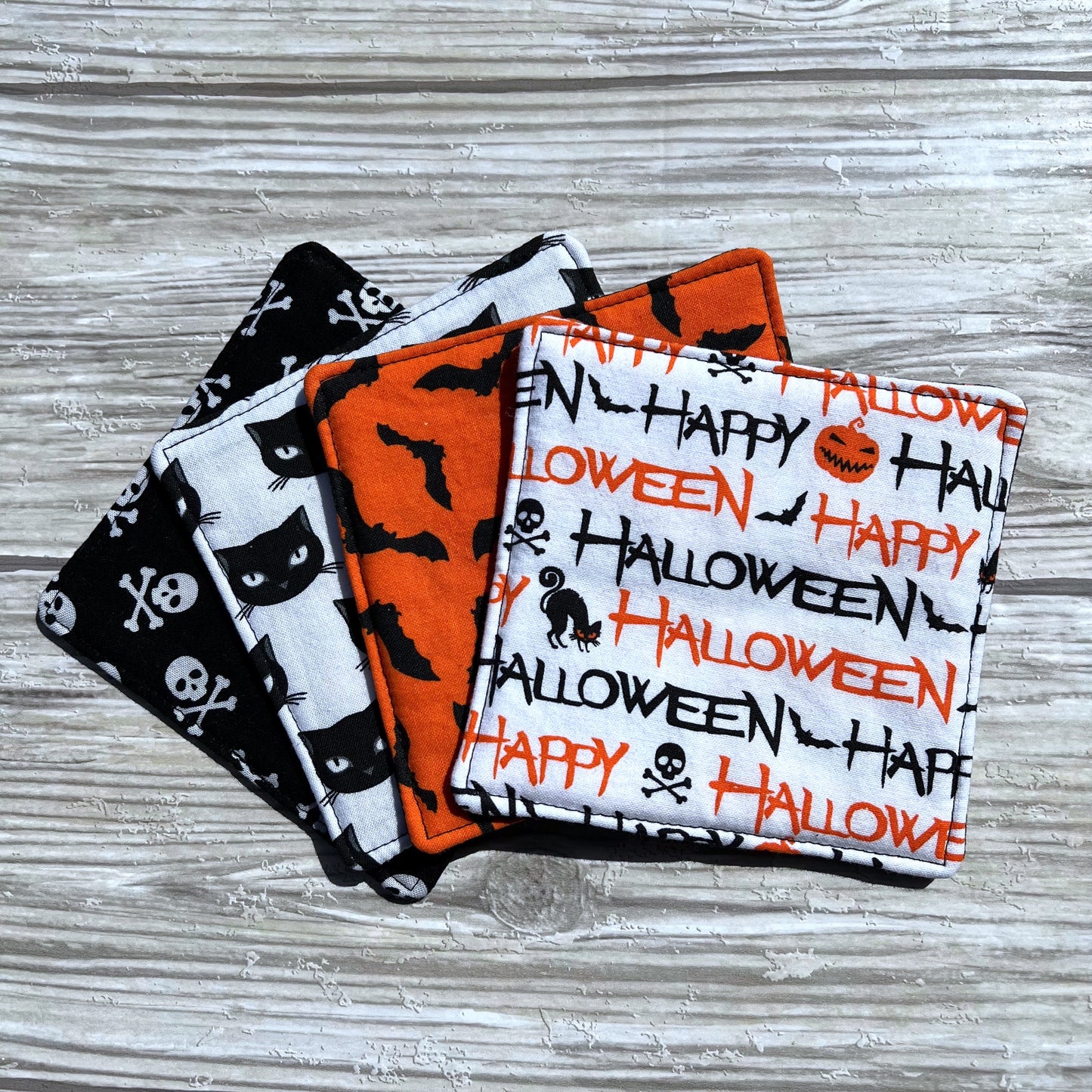 Halloween Fabric Coaster Set