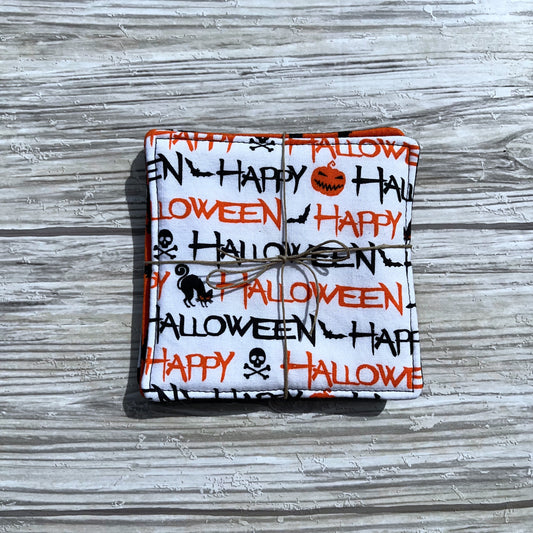 Halloween Fabric Coaster Set
