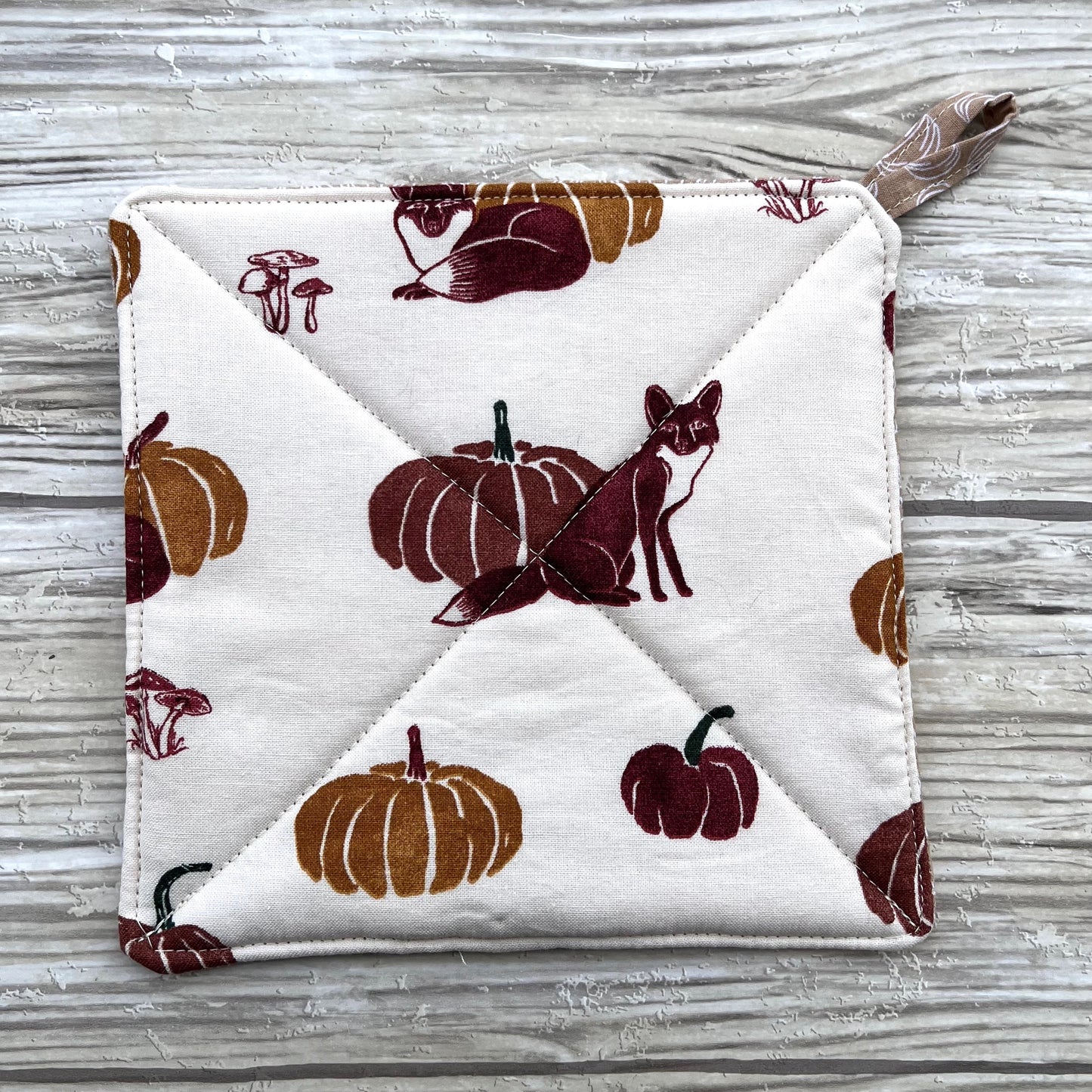 Fall Foxes Pot Holder