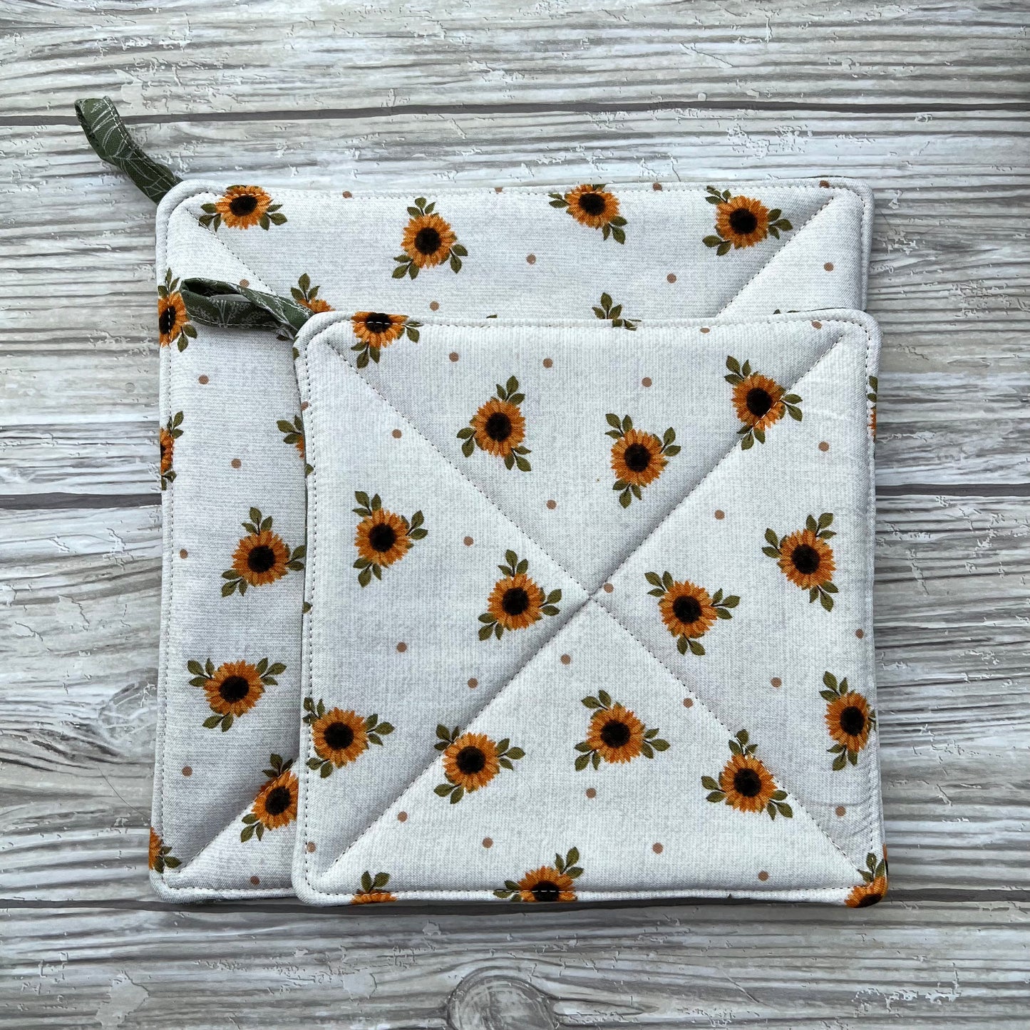 Simple Sunflowers Pot Holder