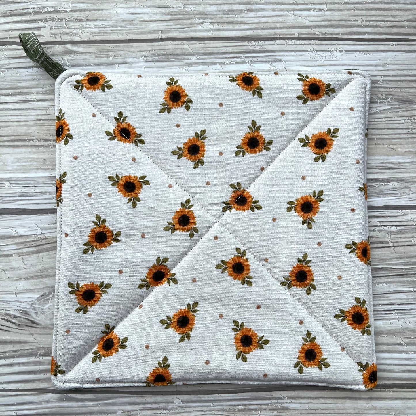 Simple Sunflowers Pot Holder