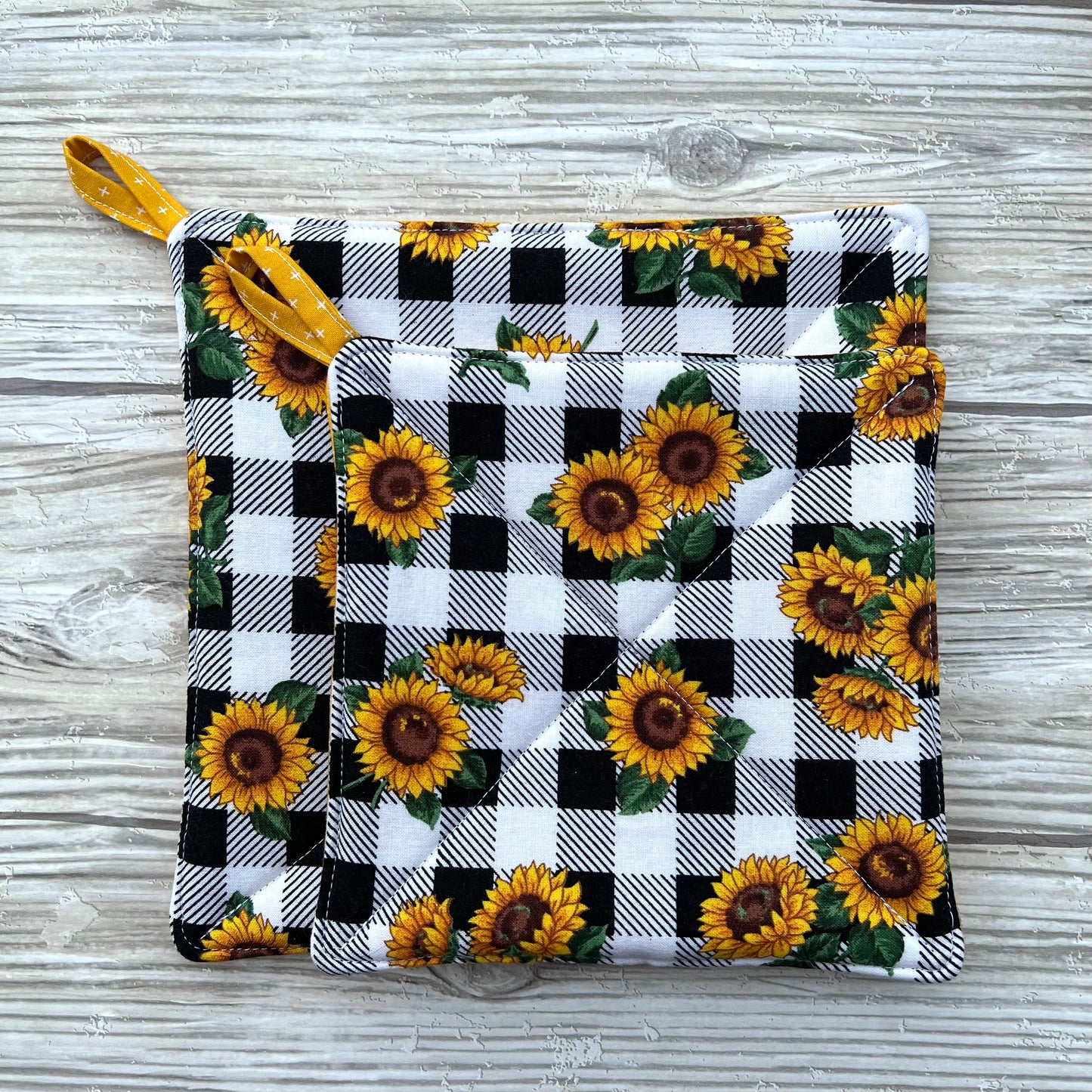 Buffalo Sunflowers Pot Holder