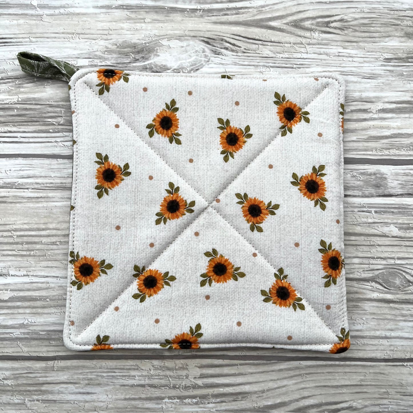 Simple Sunflowers Pot Holder