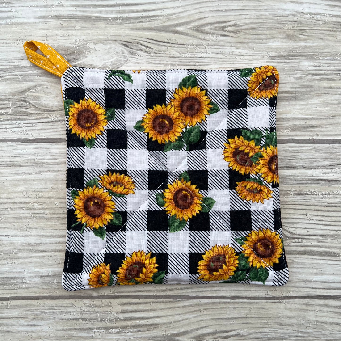 Buffalo Sunflowers Pot Holder