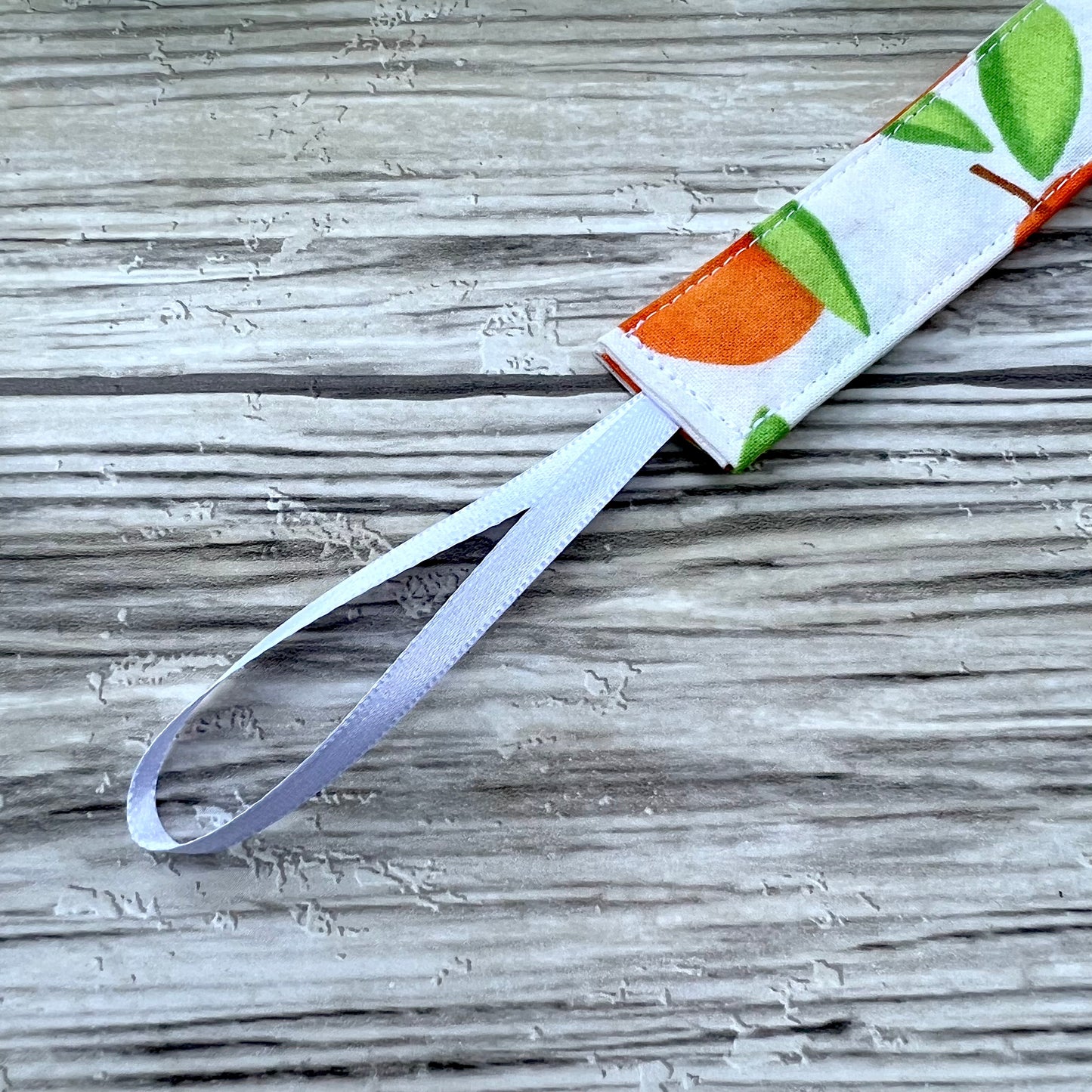 Sweet Clementines Pacifier Clip