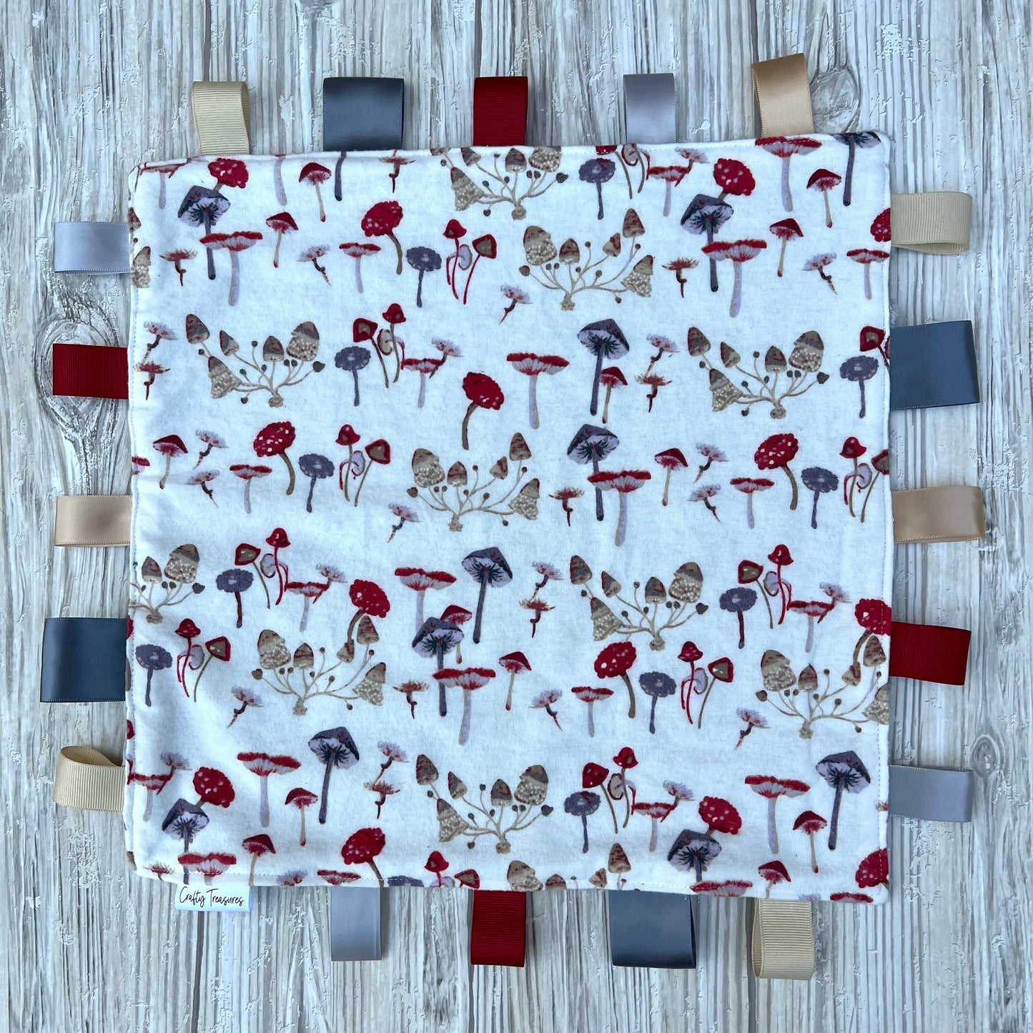 Red Mushrooms Tag Blanket