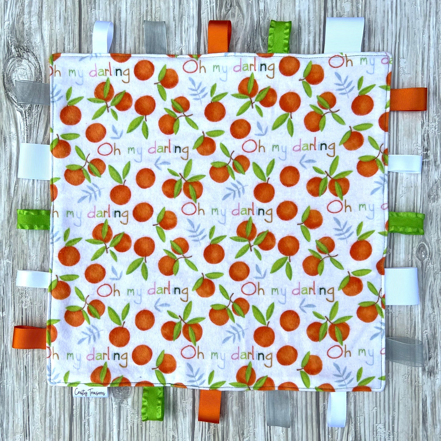 Darling Clementine Tag Blanket