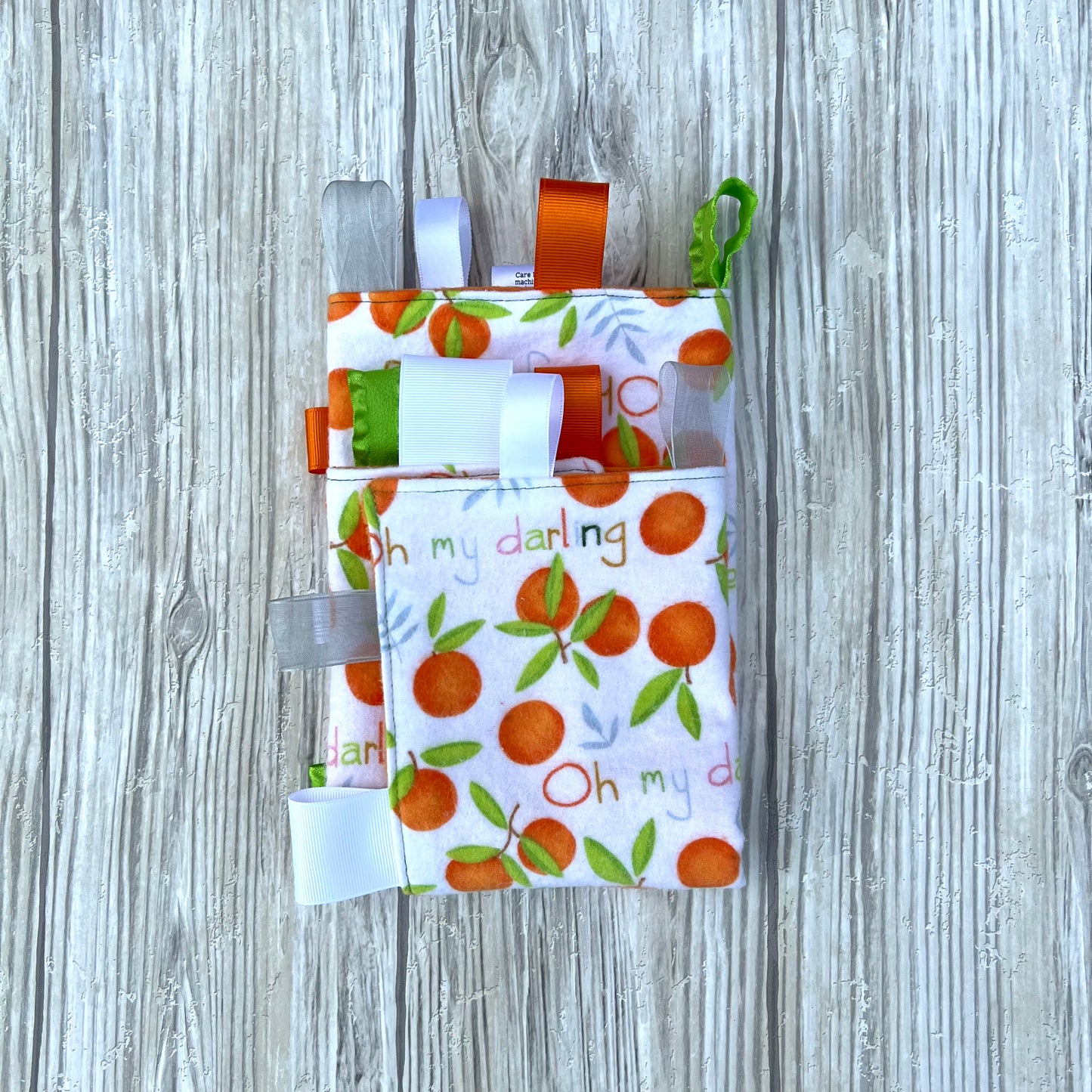 Darling Clementine Tag Blanket