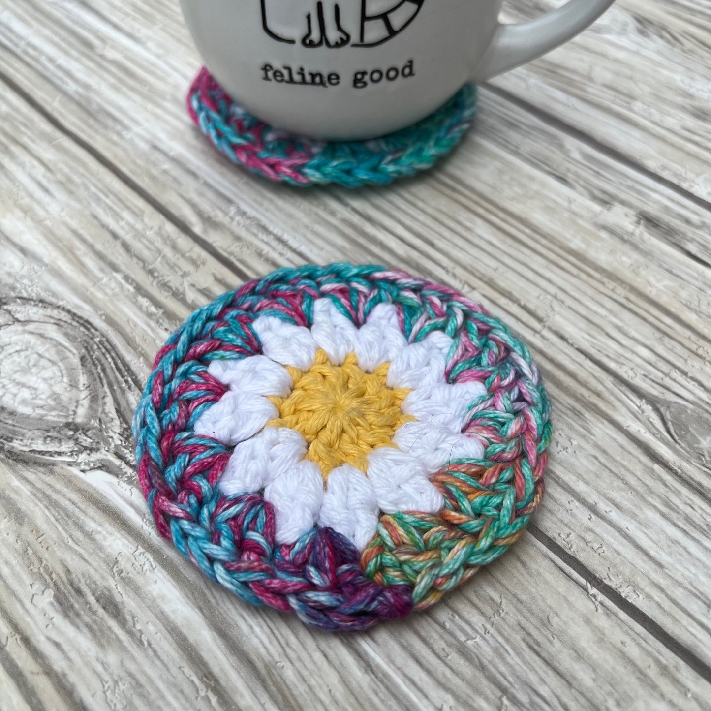 Rainbow Bright Daisy Coaster